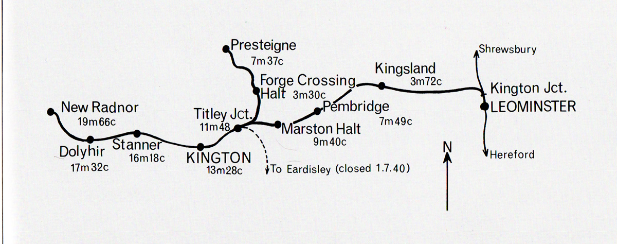 Kington and Titley Line 2 Stanner New Radnor Dolyhir Railway Station Photo 
